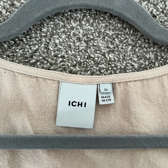 ICHI cotton button down top - Picture 6 of 8